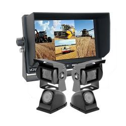 Mongoose MQ74A 7" AHD 1080P QUAD Monitor - 4 Camera Input